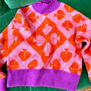 Kate Spade multi-color crewneck sweater
